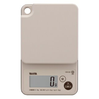 タニタ 防水クッキングスケール 3kg アイボ...の紹介画像2