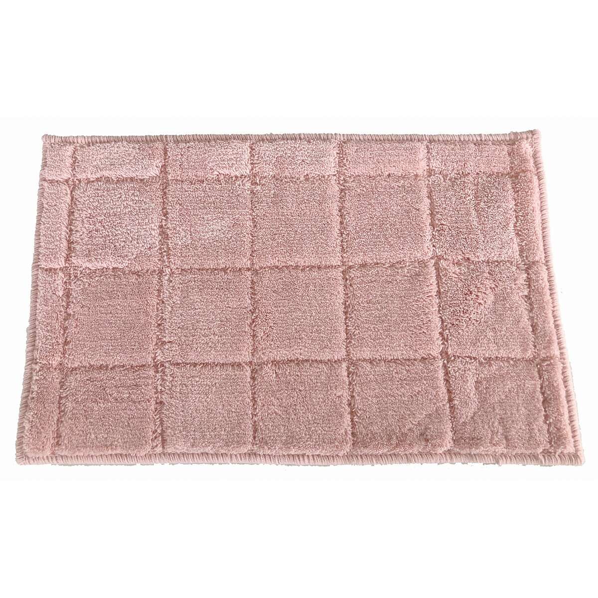 仕様 サイズ:S カラー:ピンク 材質:アクリル100% 製品サイズ(mm) 500×300×15 製品重量(g) 130 商品説明 抗菌防臭機能+吸水速乾効果性能をもったバスマットです。 東レ社抗菌防臭＆吸水速乾機能付アクリル「セベリス」...