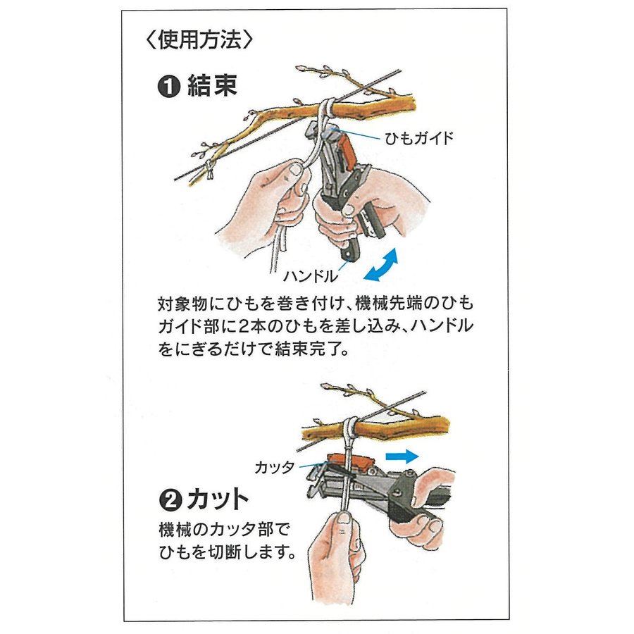 【6月5日限定！最大100％ポイントバック】マックス 果樹用誘引結束機 HR-F 【メー...