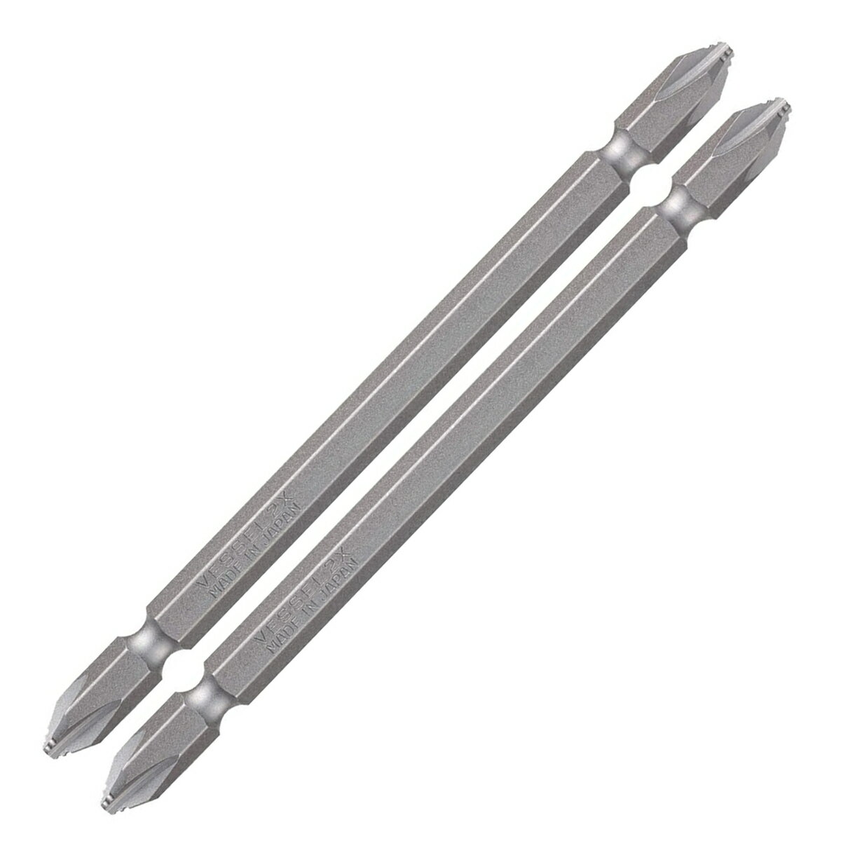 乐天商城 - VESSEL ベッセル 両頭ビット ナメないビット 2本組 ＋2×110mm No.DZ142110