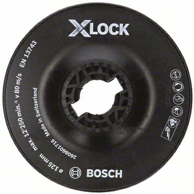 ボッシュ X-LOCK ラバーパッド125hard 2608601716