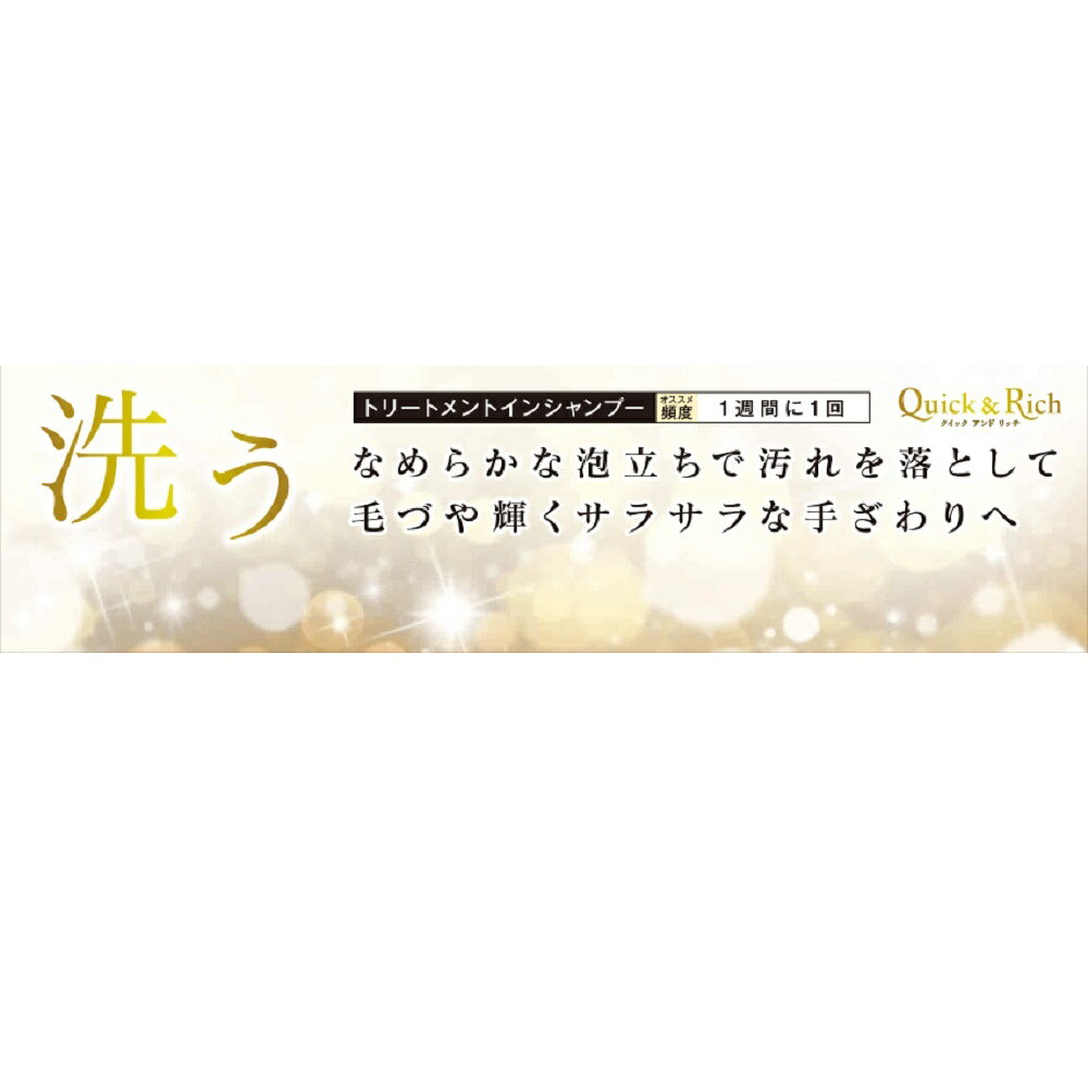 ライオン クイック＆リッチ トリートメントインシャンプー　愛猫用　ノンフレグラ...
