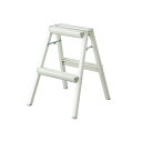 【法人限定】長谷川工業 アルミカラー踏台 2段 SE-6a WH 【メーカー直送・代引不可・置配不可・配送地域限定】
