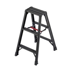 【法人限定】長谷川工業 専用脚立3尺 脚軽ブラック RZB-09b 【メーカー直送・代引不可・置配不可・配送地域限定】