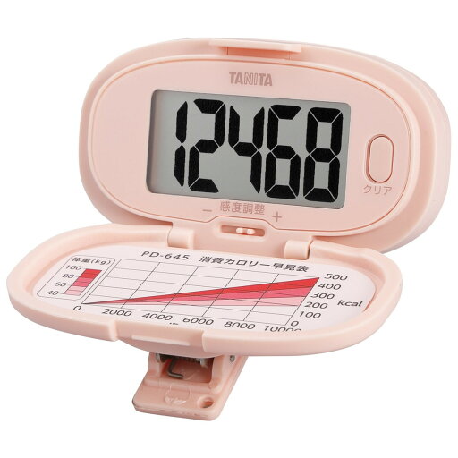 タニタ 歩数計 ピンク PD645PK タニタ 歩数計 ピンク PD645PK