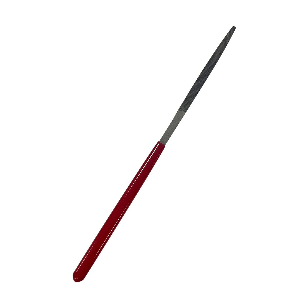 仕様 形状:半丸 目の粗さ:中目 ヤスリ部の幅:4.2mm ヤスリ部の厚さ:2mm 全長:170mm 製品サイズ(mm) 幅×奥行×高さ:170×6×4 製品重量(g) 12 商品説明 鉄、銅、真鍮、アルミ等の研磨に向いてる金属細工用のヤスリです。 握りやすいグリップ付きです。 安心安全な日本製です。 ※品質向上のため予告なく仕様を変更する場合がございます。パッケージのリニューアル等につき、商品画像が異なる場合がございます。商品画像の色合いは、画像処理上、若干異なる場合がございます。