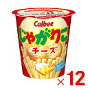 【8月5日限定!最大100%ポイントバック】カルビー じゃがりこ チーズ 55g ×12個 ケース販売