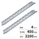 【法人限定】日軽金アクト アルミブリッジ 2本1セット PXブリッジ(アングルフックタイプ) PX40-210-45 【メーカー直送・代引不可・置配不可・配送地域限定】