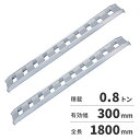 【法人限定】日軽金アクト アルミブリッジ 2本1セット(標準型)アングルフックタイプ 08-C6-30 【メーカー直送・代引不可・置配不可・配送地域限定】