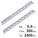 【12月は毎日開催!エントリーで最大100%ポイントバック】【法人限定】日軽金アクト アルミブリッジ 2本1セット(標準型)アングルフックタイプ 08-C8-3...