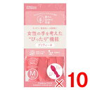 【7月20日限定!最大100%ポイントバック】ダンロップ 樹から生まれた手袋 プリティーネ M レッド ×10個 セット販売