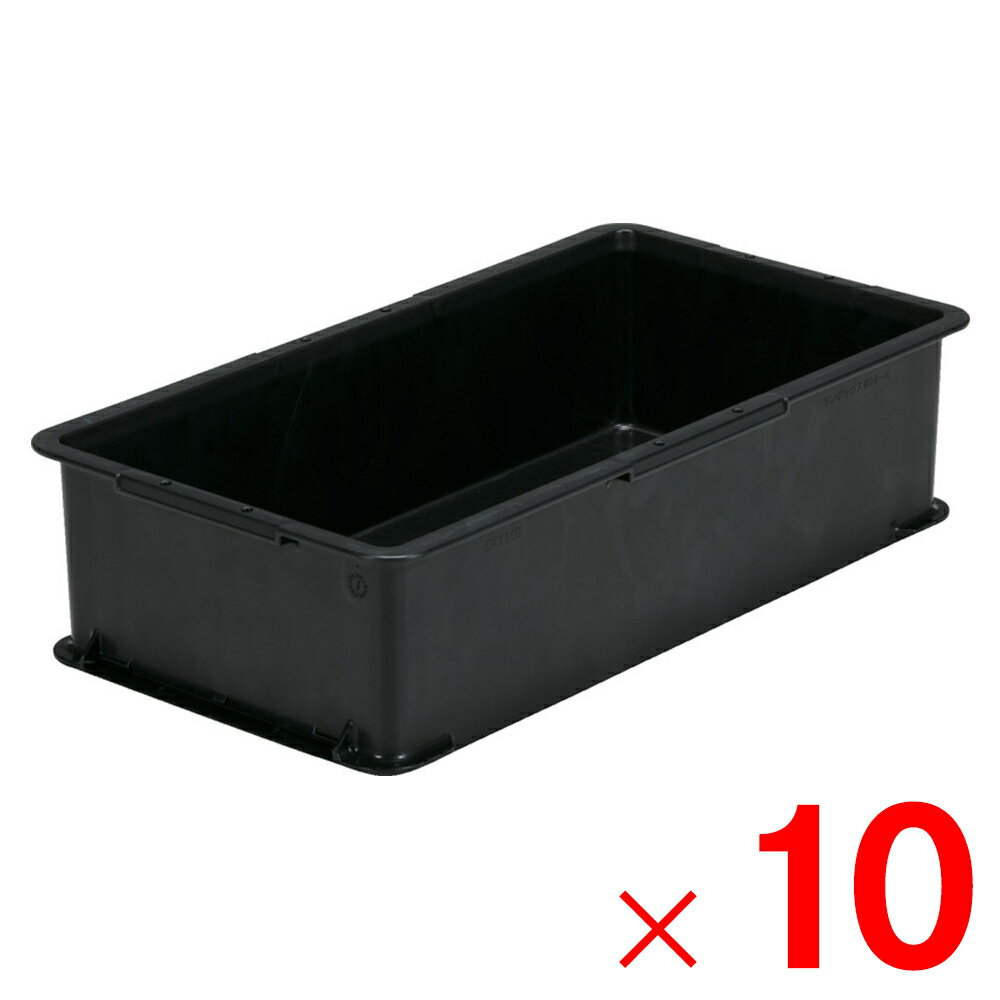 Storage Box - 【法人限定】サンコー サンボックス #24-5(導電) ブラック 202424-00 ×10個 セット販売 【メーカー直送・代引不可・置配不可】