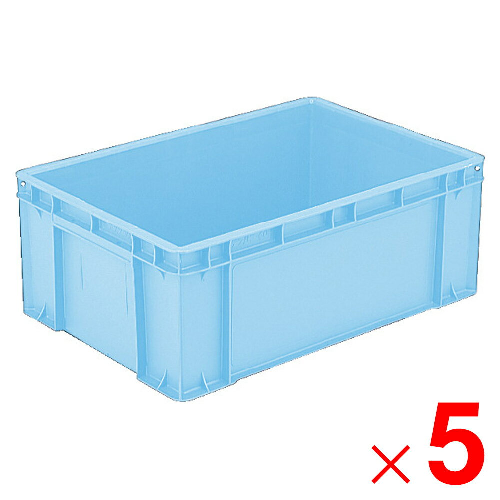 【法人限定】サンコー テンバコ 60 ブルー 673008-00 ×5個 セット販売 【メーカー直送・代引不可・置配不可】