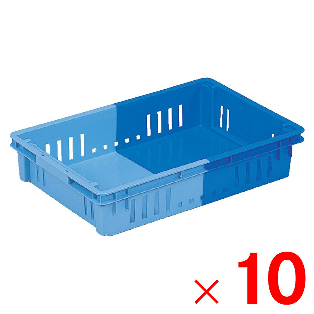 【法人限定】サンコー SNコンテナー C#17SZ ライトブルー/ブルー 101753-00 ×10個 セット販売 【メーカー直送・代引不可・置配不可】
