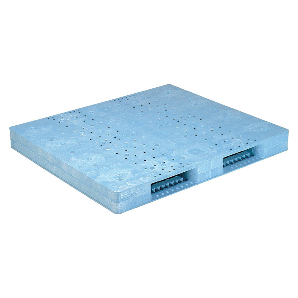 Arclands Online 楽天市場支店の【法人限定】サンコー パレット D2-1315F ライトブルー 819501-01 ×2個 セット販売 【メーカー直送・代引不可・置配不可】｜アングル2