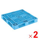 【法人限定】サンコー パレット D4-1111-6N ライトブルー 812205-00 ×2個 セット販売 【メーカー直送・代引不可・置配不可】