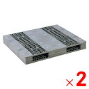 【法人限定】サンコー パレット R2-105125F-2 ライトグレー 813014-01 ×2個 セット販売 【メーカー直送・代引不可・置配不可】
