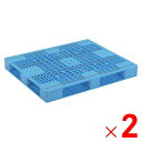 【法人限定】サンコー パレット R4-1012-6 ライトブルー 812211-01 ×2個 セット販売 【メーカー直送・代引不可・置配不可】
