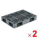 【6月25日限定!最大100%ポイントバック】【法人限定】サンコー パレット R4-811-2 グレー 808806-00 ×2個 セット販売 【メーカー直送・代引不可・置配不可】