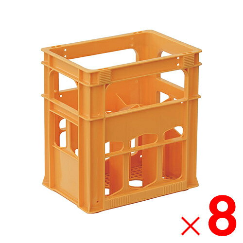 【法人限定】サンコー 酒コン 6P SK-1 窓付 オレンジ 203706-00 ×8個 セット販売 【メーカー直送・代引不可・置配不可】