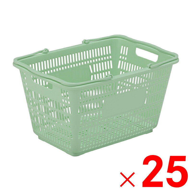 Rakuten - 【法人限定】サンコー サンショップカーゴ26L 把手付 グリーン 103118-00 ×25個 セット販売 【メーカー直送・代引不可・置配不可】