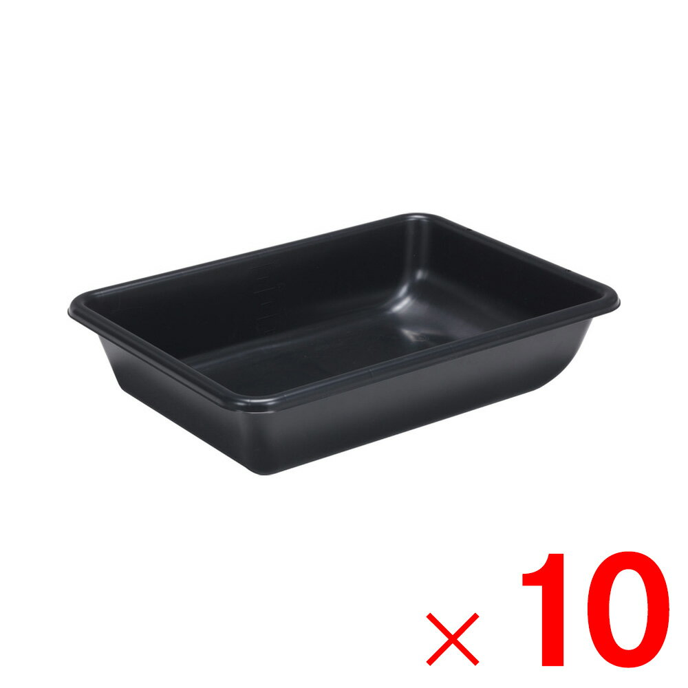 【法人限定】サンコー ガーデンタブ40 再生ブラック 808055-00 ×10個 セット販売 【メーカー直送・代引不可・置配不可】