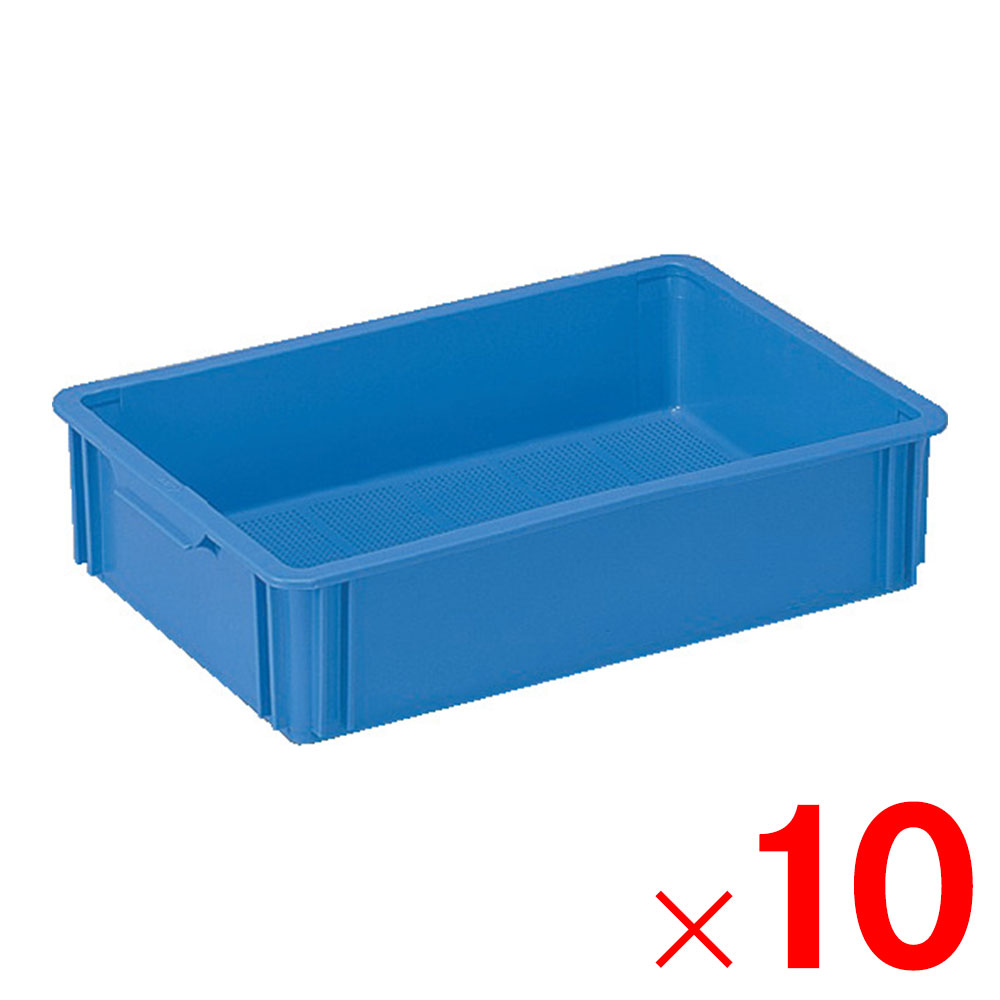 【法人限定】サンコー フィッシュコンテナーA ブルー 102301-00×10個 セット販売 【メーカー直送・代引不可・置配不可】