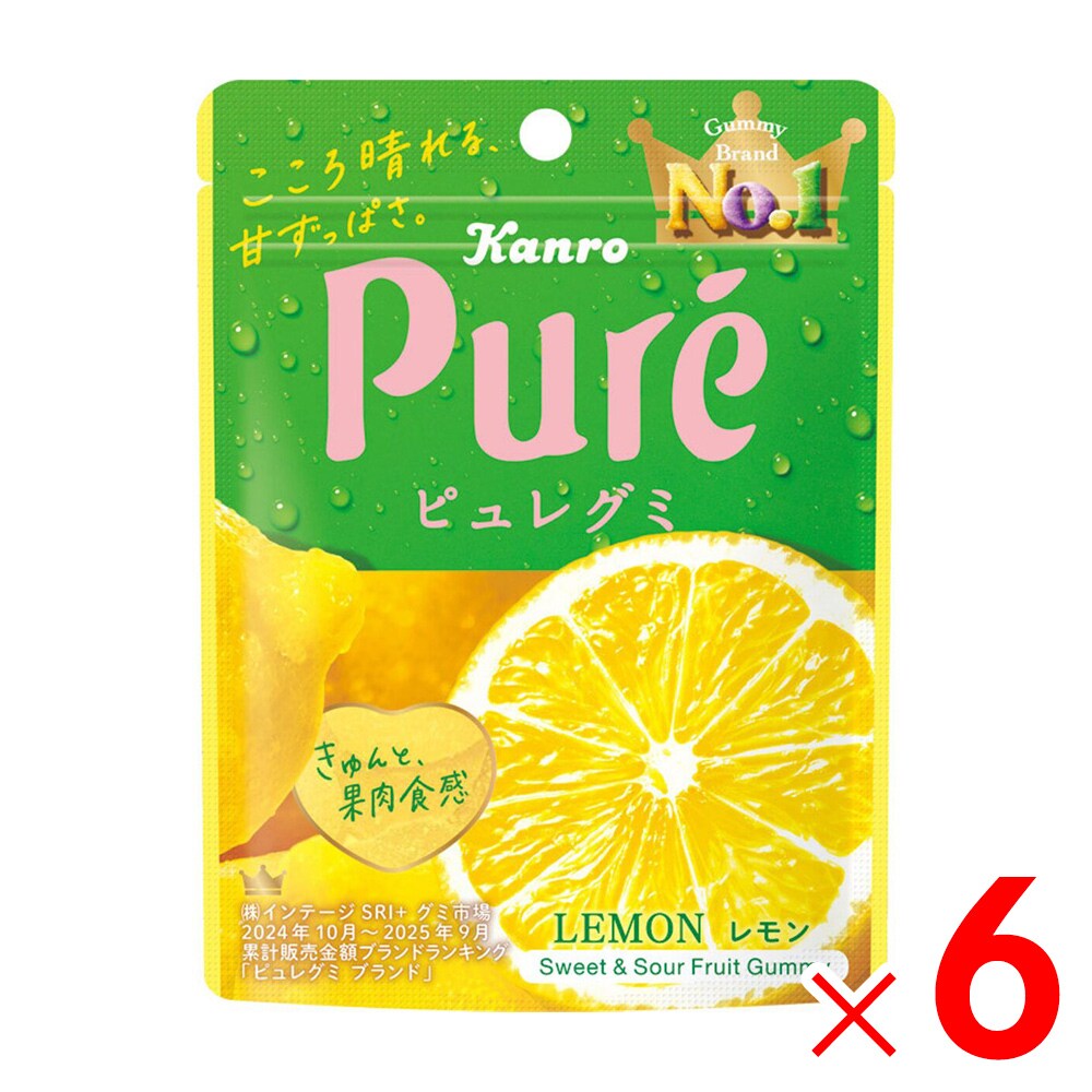 칸로 퓌레구미 레몬 56g × 6 개 세트 판매