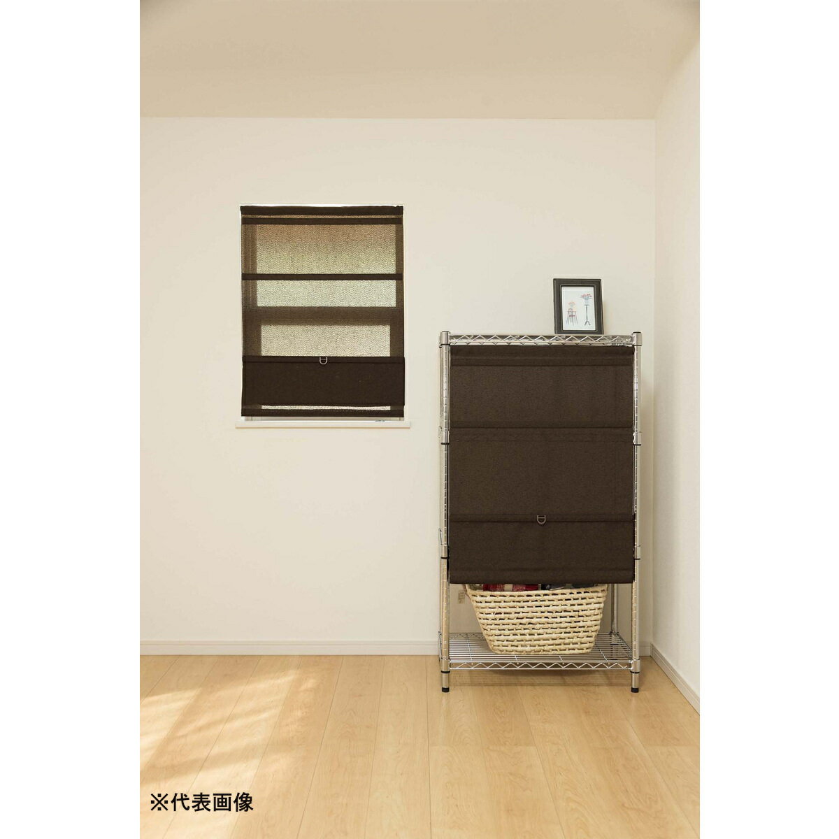 フルネス コードレスシェード スレバー ブラウン 90×160cm L6161 【メーカー直送・代引不可・置配不可・配送地域限定】