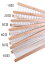 アシュフォード・ニッターズルーム用筬そうこう50cm【ヘドル 卓上 手織り 織機 紡ぎ 染め 染色 羊毛 フェルト ニードル 糸 綿 ウール】