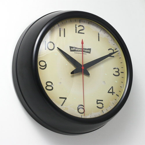 ☆☆☆☆☆ARTWORKSTUDIO(アートワークスタジオ)ウォールクロック TK-2071 BK/VIFranklin-clock フランクリンクロック [2]