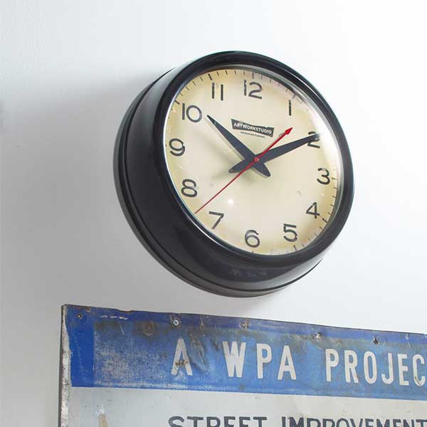 ☆☆☆☆☆ARTWORKSTUDIO(アートワークスタジオ)ウォールクロック TK-2071 BK/VIFranklin-clock フランクリンクロック [3]