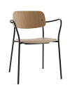 ▼▼▼COLLECTION LIVING(コレクションリビング)Cerantola【チェラントラ社】COLOS【コロス】スタッキングチェア(アーム付き) DAILY2 CHAIR デイリー2チェア 色:ナチュラル【完成品】Made in Italy