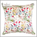 ◆GW特集！ポイント10倍！◆DDintex(ディーディーインテックス）FLORET LONDON（フローレットロンドン）Cushion Cover 45×45※クッション中材別売Chartwell（チャートウェル）　色：RE　