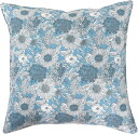 ◆GW特集！ポイント10倍！◆DDintex(ディーディーインテックス）FLORET LONDON（フローレットロンドン）Cushion Cover 45×45※クッション中材別売Swim Dunclare（スウィム・ダンクレア）　色：SA　