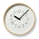 ◆只今!ポイント10倍!◆【デザイン:渡辺力】Lemnos(レムノス)インテリアクロックRIKI CLOCK RC(電波時計タイプ)WR08-26(3)