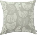 ◆新生活応援・ポイント10倍！◆【メール便可】QUARTER REPORT(クォーターリポート）Cushion Cover【クッションカバー】45×45※クッション中材別売J-Lintu （Jリントゥ）　色：グレー生地：ジャガード織