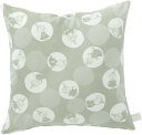 ☆☆☆☆☆【メール便可】QUARTER REPORT(クォーターリポート）　MOOMIN（ムーミン）Cushion Cover【クッションカバー】45×45※クッション中材別売バブルドットのミイ　色：グレー【デザイン：鈴木マサル】