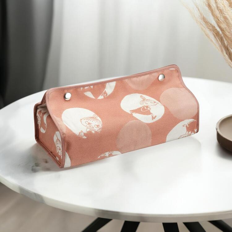 ☆☆☆☆☆【メール便可】QUARTER REPORT (クォーターリポート)MOOMIN(ムーミン)Tissue Cace 【ティッシュケース】バブルドットのミイ 色:ピンク【デザイン:鈴木マサル】※ジャガード織