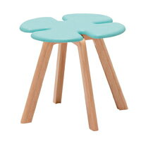 ▼▼▼天童木工(tendo)CLOVER STOOL(S) クローバースツール(S)T-3219MD-BA 色:ブルー【デザイン:小池智子】