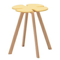 ▼▼▼【天童木工(tendo)CLOVER STOOL(L) クローバースツール(L)T-3140MD-YA 色:イエロー【デザイン:小池智子】