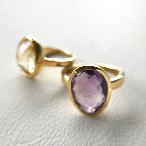 Lotus leaf リング 天然石 カジュアルリング 天然石 シトリン アメジスト 指輪　リング シルバーリング 一粒リング プレゼント ギフト バレンタインデー インドジュエリー格安通販　バレンタイン　人気　ランキング