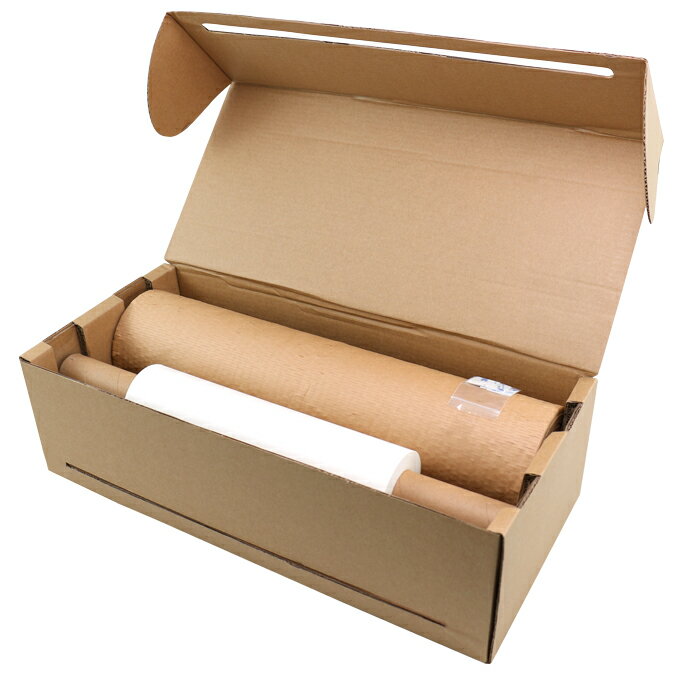 【FDC】ハニカム緩衝紙BOX(2本入) FZ-30050D(幅300mm×50M巻) 環境配慮型の梱包資材 2