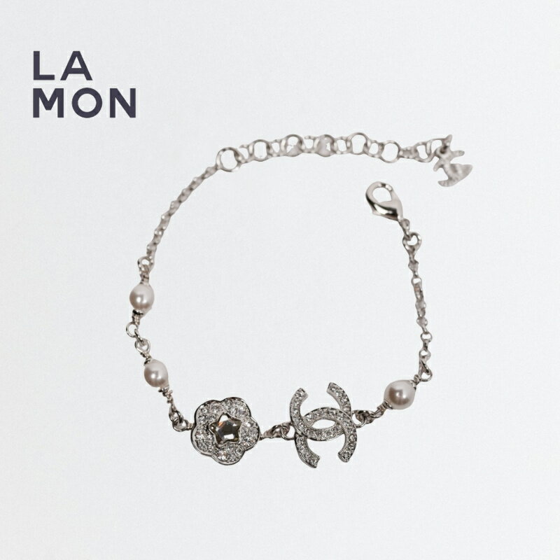 【新品】シャネル ブレスレット CHANEL BRACELET ABF382ココマーク メタル ストラス ブレスレット SILVER シルバー系のサムネイル