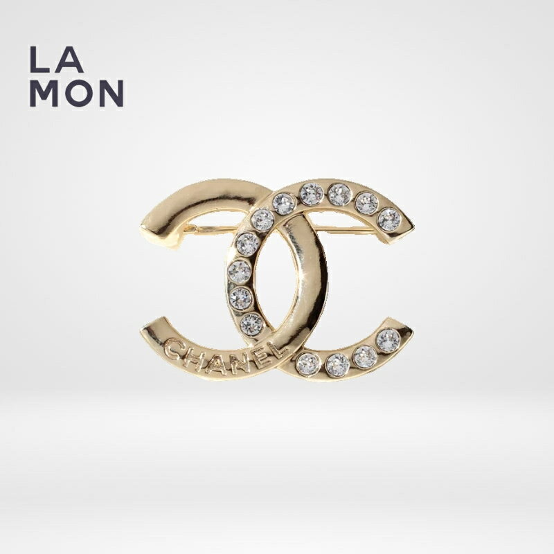 【新品】シャネル ブローチ CHANEL BROOCH ABD106 ココマーク メタル ストラス ブローチ GOLD ゴールド系のサムネイル