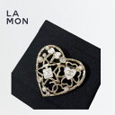 【新品】シャネル ブローチ CHANEL BROOCH ABF321 ココマーク メタル ストラス ハート ブローチ GOLD ゴールド系
