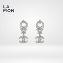 【新品】シャネル ピアス イヤリング CHANEL EARRINGS AB3521 ココマーク メタル ストラス 星 スター ピアス イヤリング SILVER シルバー系