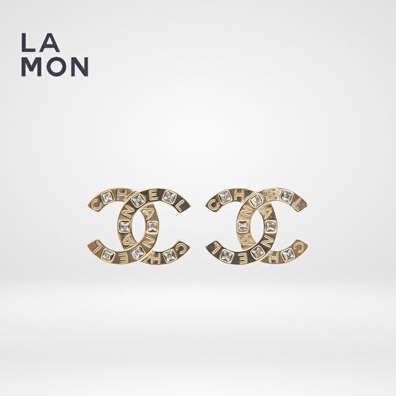 【新品】シャネル ピアス イヤリング CHANEL EARRINGS AB6054 ココマーク メタル ストラス ピアス イヤ..