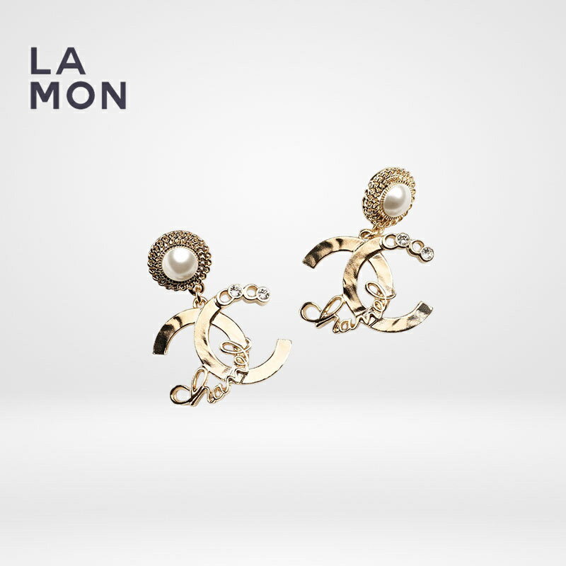 【新品】シャネル ピアス CHANEL EARRINGS AB7946 ココマーク メタル ストラス コスチューム パール ピアス GOLD ゴールド系(4)