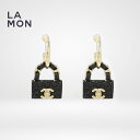 【新品】シャネル ピアス イヤリング CHANEL EARRINGS ABA009 ココマーク メタル レジン レザー ピアス イヤリング GOLD/BLACK ゴールド/ブラック系
